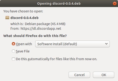 How to Install Discord Ubuntu 16.04 Xenial LTS - Open with Ubuntu Software Center