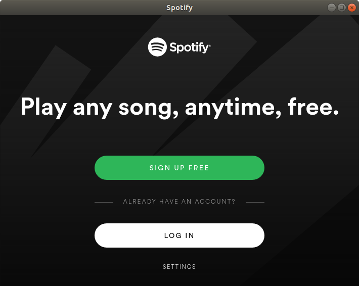 How to Install Spotify Flatpak on Sabayon Linux - Spotify UI