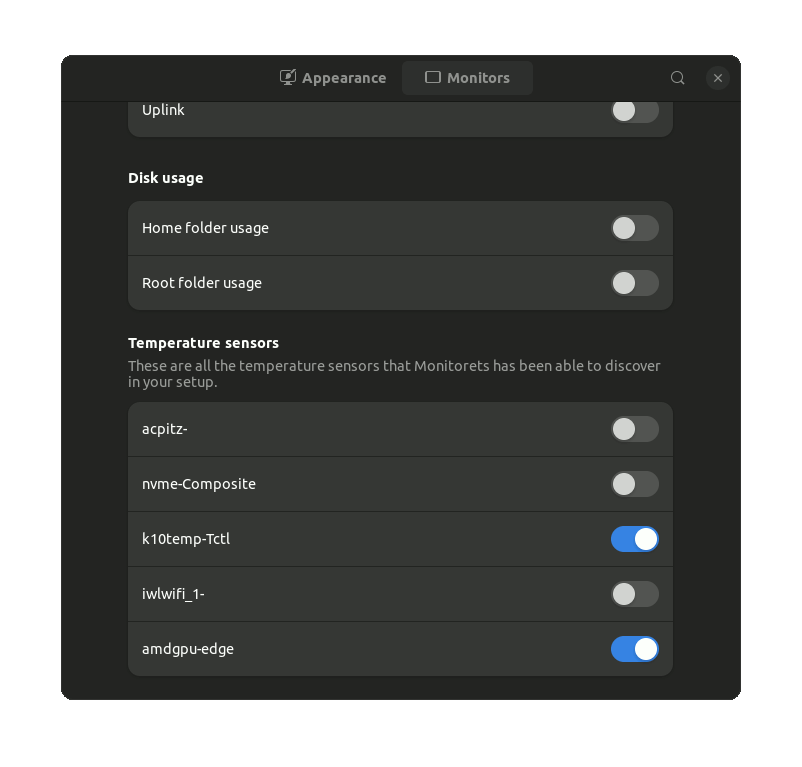 Temperature Settings