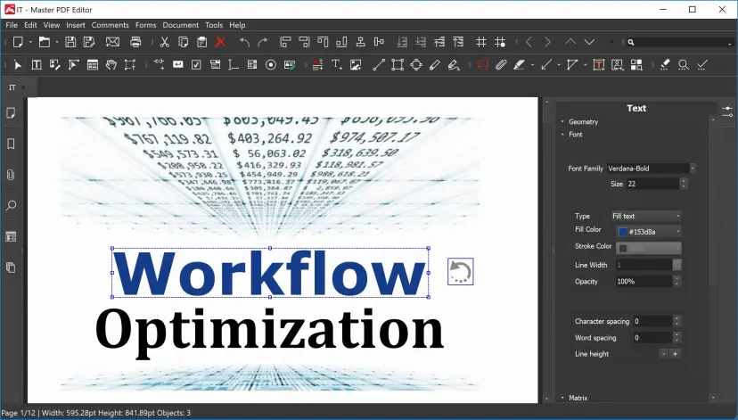 Master PDF Editor - UI