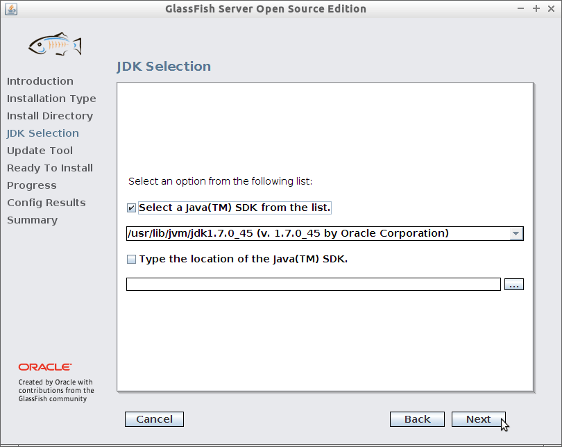 Install Glassfish 4 on Mageia 1/2/3/4 Cauldron KDE4 Linux - 4 Set Oracle JDK 7 Path