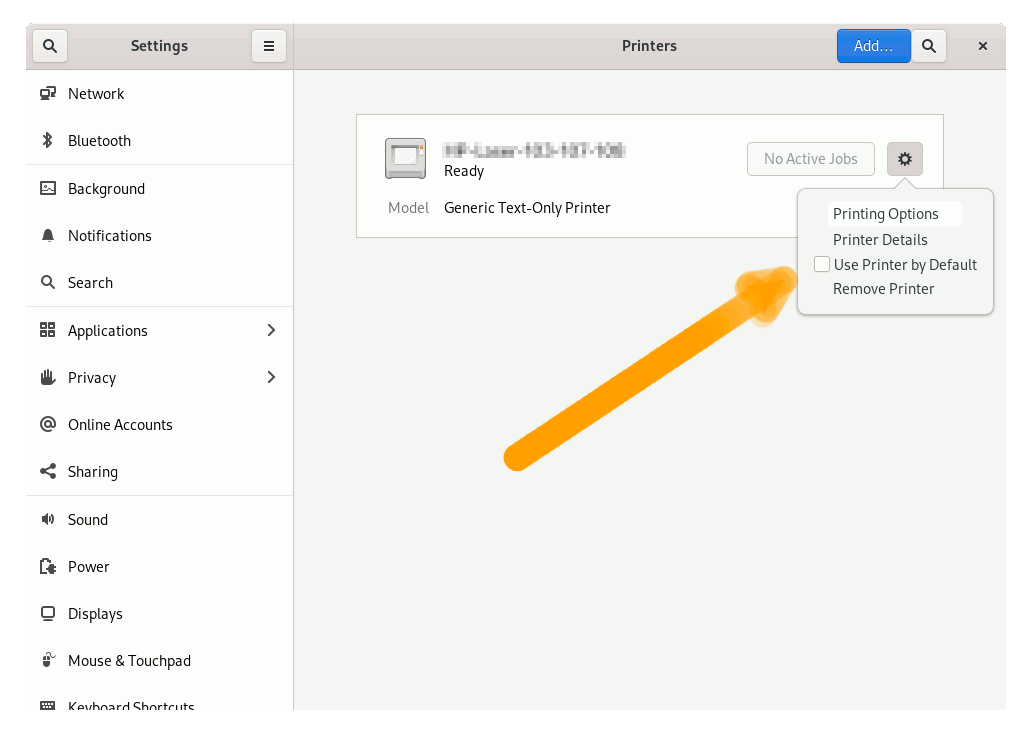 How to Add Printer Ubuntu 20.04 Desktop - Printer details