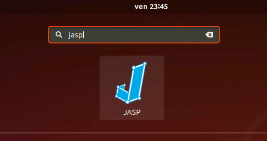 Installing JASP on openSUSE 15 - Launcher