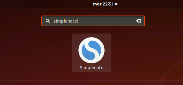 How to Install Simplenote in Ubuntu 18.04 Bionic LTS - Launcher