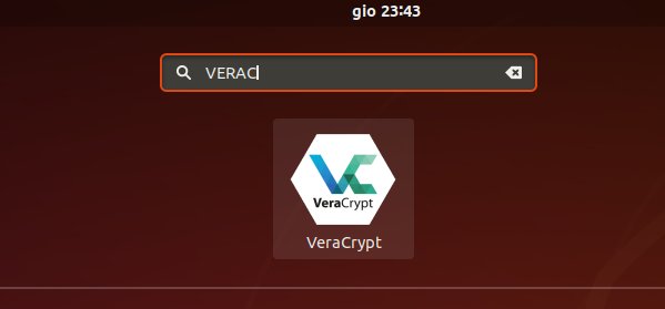 How to Install VeraCrypt on Ubuntu 18.04 Bionic LTS - Launcher