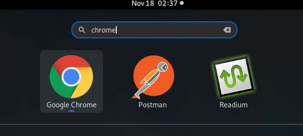 Step-by-step - Google-Chrome Manjaro 19 Installation Guide - Launcher