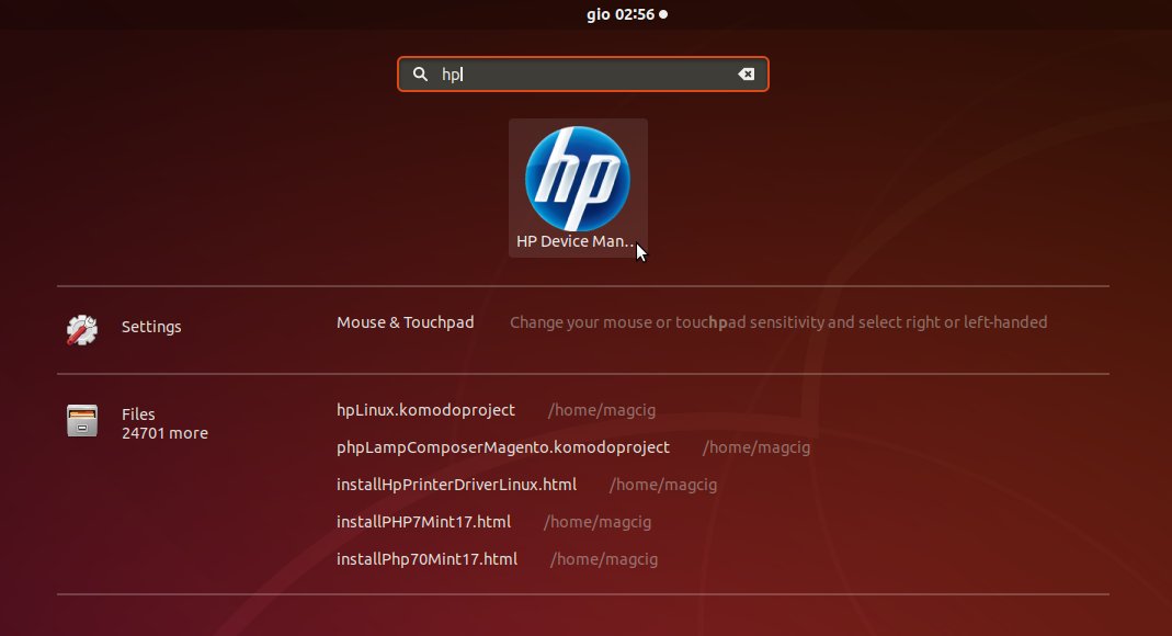 Linux GNOME 3 Add HP Printer Easy Guide - HP Device Manager