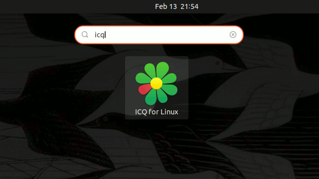 Step-by-step ICQ Snap Linux Mint 19 Installation Tutorial - Launcher