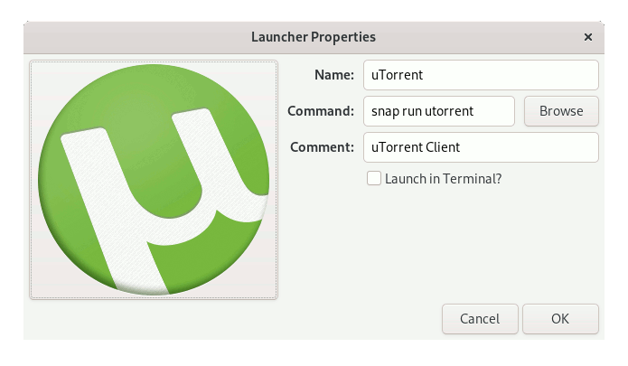 Step-by-step uTorrent for Windows CentOS 8.x/Stream-8 Installation Guide - Making Launcher