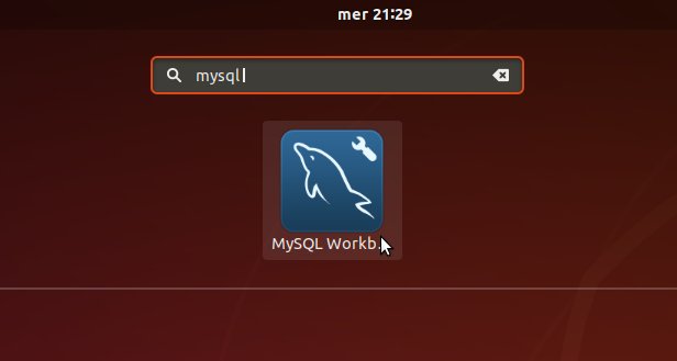 How to Install MySQL Workbench in Linux Mint 21 LTS - Launcher