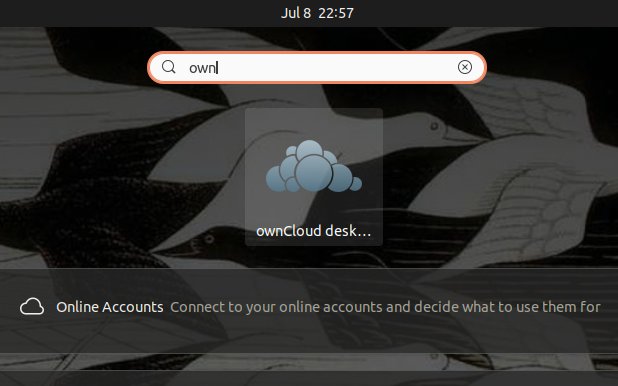 How to Install ownCloud Client in Ubuntu 20.04 Focal - Launcher
