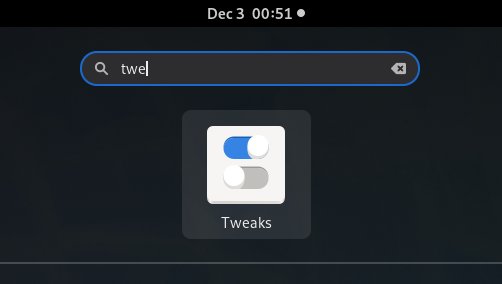 How to Install GNOME Tweaks on Fedora Rawhide - Launching