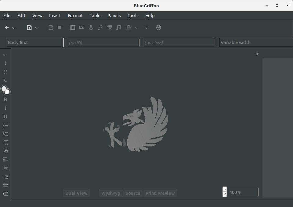 How to Install BlueGriffon in Linux Mint 20 - UI