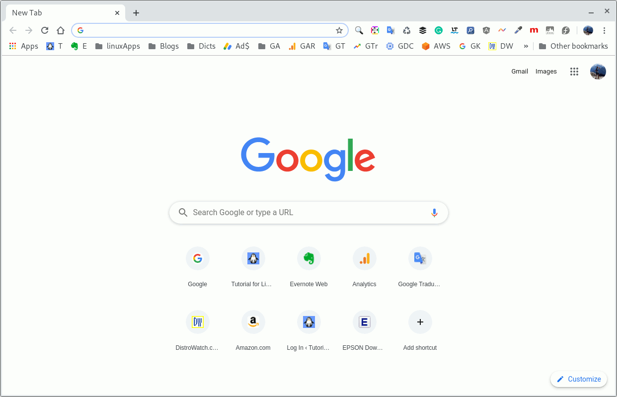 Chrome UI