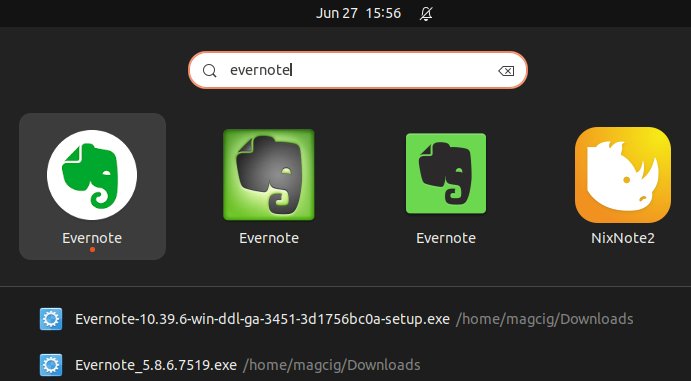 Evernote Launcher