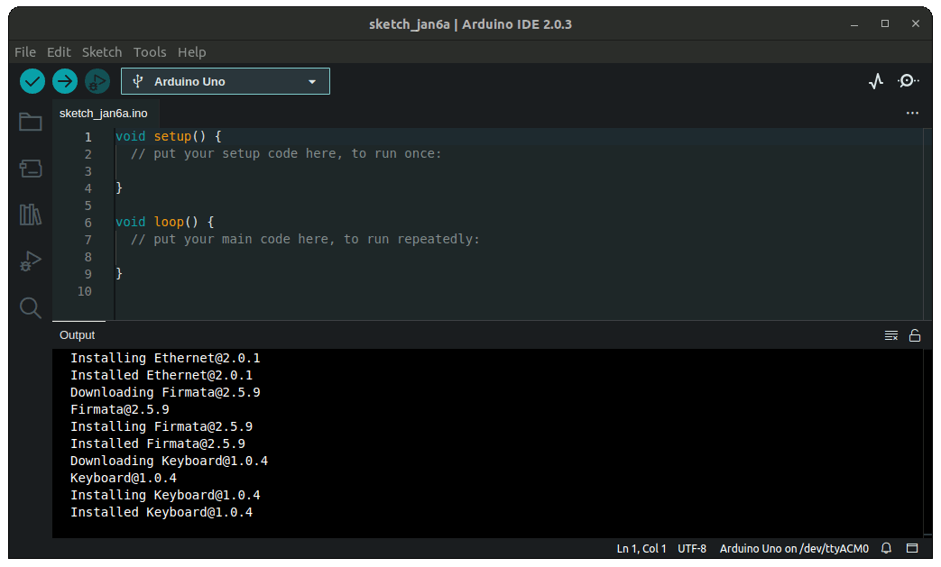 Step-by-step Arduino IDE Lubuntu 20.04 Installation Guide - UI