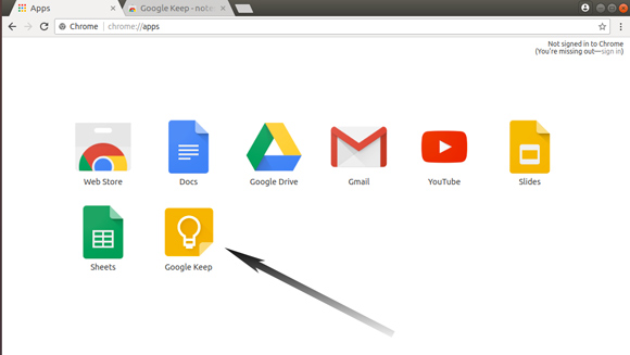How to Install Google Keep openSUSE - Chrome Google Keep App