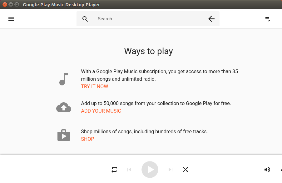 Google Execute Music Manager