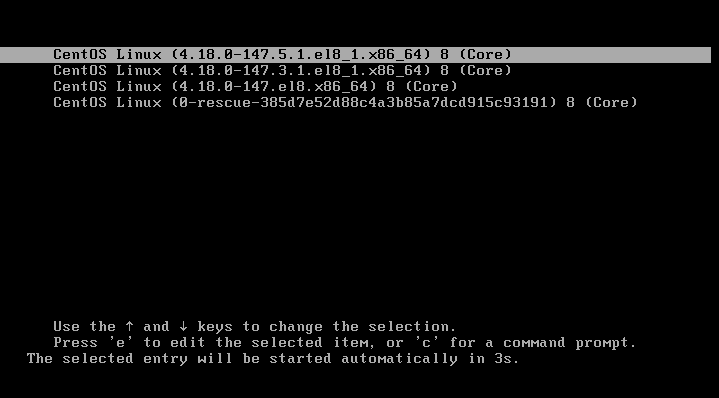 How to Boot CentOS 8.x/Stream-8 on Runlevel 3 Easy Guide - edit grub command