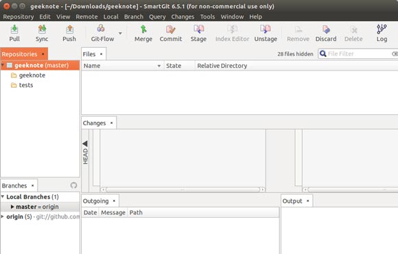 How to Install Best Git Client on GNU/Linux Ubuntu Desktops - SmartGit UI
