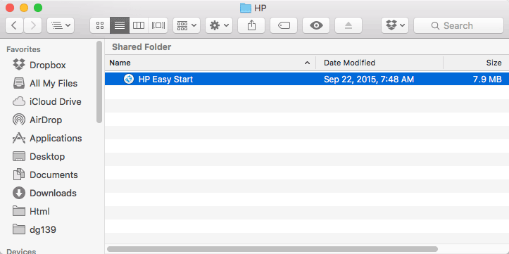 HP Envy 7640 Driver for Mac Sierra Installation - Running Printer Driver Installer