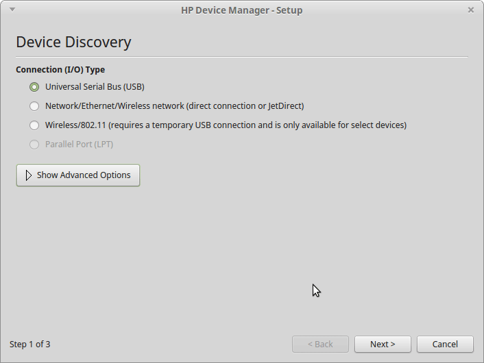 HP Printer Driver Installation on Ubuntu 19.04 Disco - New Device Setup