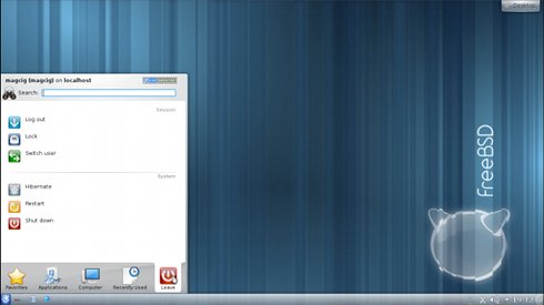 FreeBSD 9 KDE 4 Desktop 4
