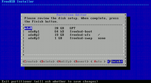 Install FreeBSD 9 KDE 4 Partition Editor