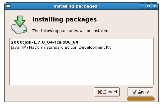 Installing Oracle JDK 7 on Oracle Linux 6.X GNOME 32-bit 2
