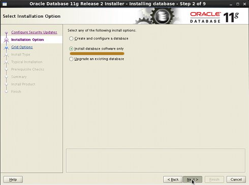 Linux Oracle 11g R2 Installation Step 2