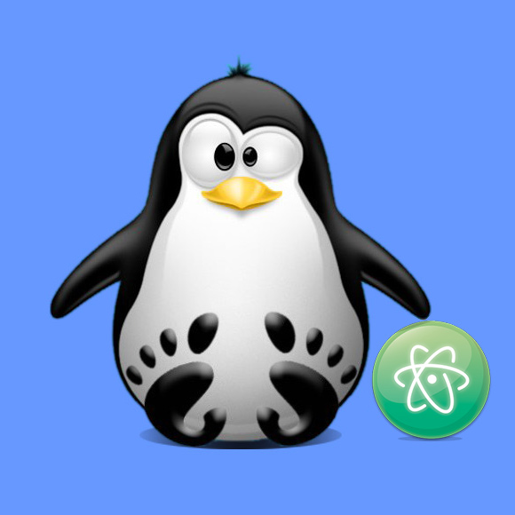 Atom Install Fedora 31 - Featured