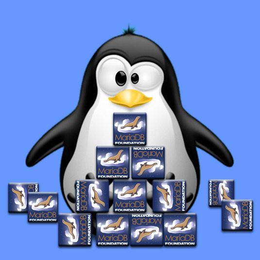 Linux GNOME Penguin MariaDB