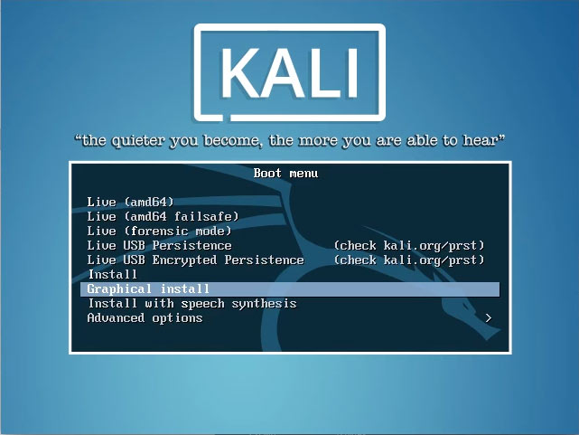VirtualBox Kali GNU/Linux 2019 Virtual Machine Installation Easy Guide - Graphical Install