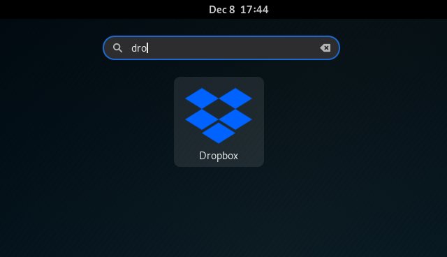 Step-by-step DropBox openSUSE GNU/Linux Easy Guide - Launcher
