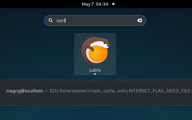 Lutris Debian Bullseye Installation Guide - Launcher