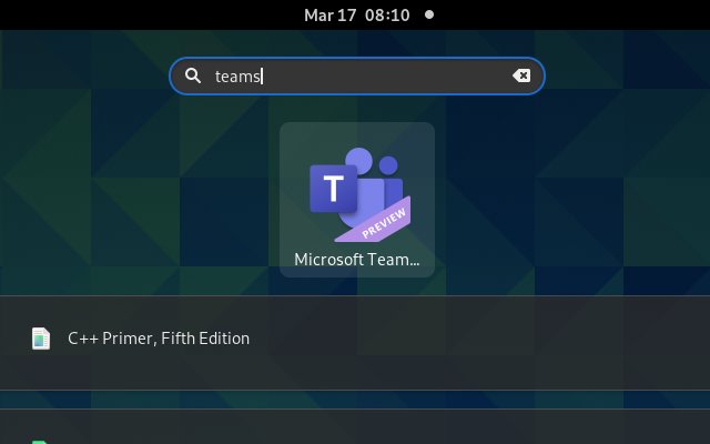 How to Install Microsoft Teams in Linux Mint 18 LTS - Launcher