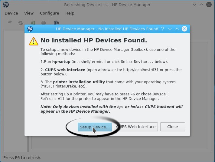 Linux Kubuntu Add HP Printer Easy Guide - Setup Printer