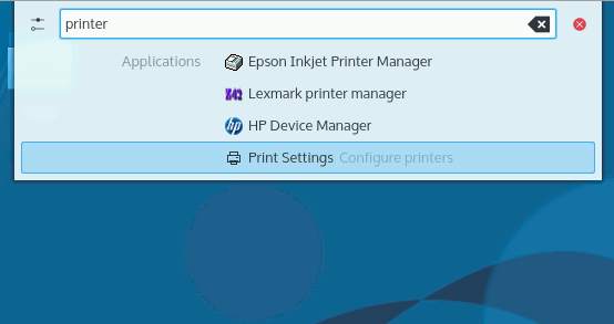 epson-inkjet-printer-escpr Driver KDE Neon Installation - Print Settings