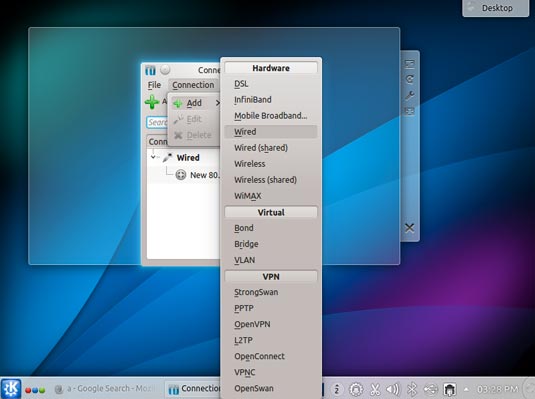 KDE 4 Troubleshooting Missing Network Connection