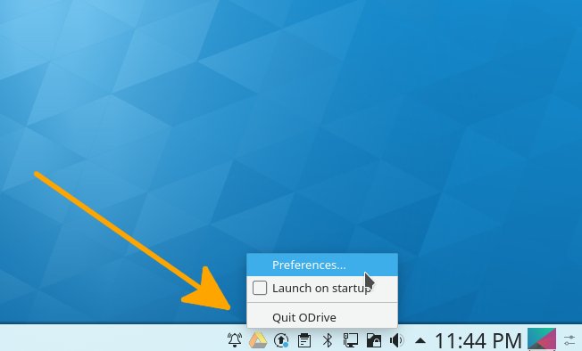 Step-by-step Google Drive Flatpak Fedora Rawhide Installation - System Tray