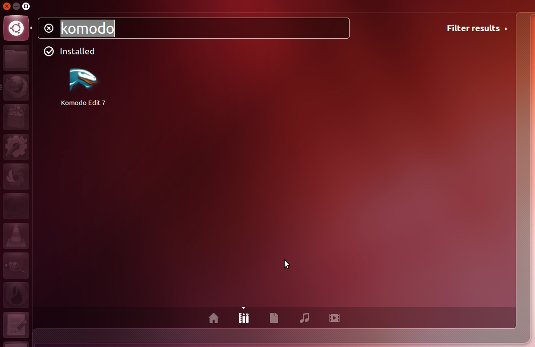Ubuntu How to Install Komodo Edit - Start Komodo
