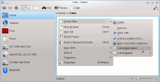 Linux Kde 4 How to Create Desktop Launcher 3