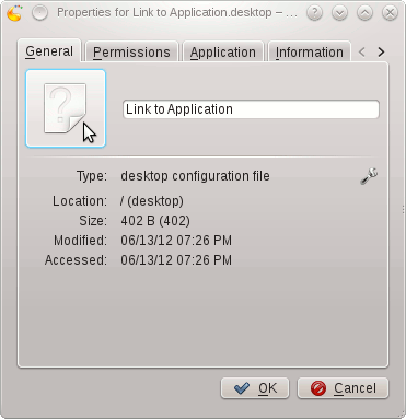 Linux Kde 4 How to Create Desktop Launcher b1
