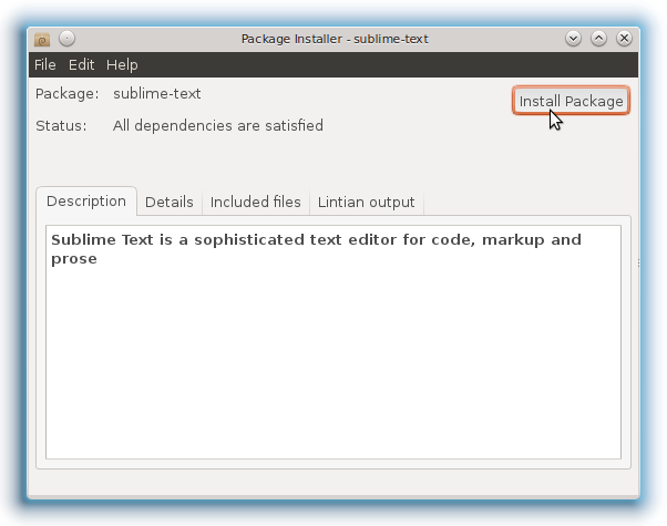 Install Sublime Text Editor Linux Mint 16 Petra - Sublime Text Installation
