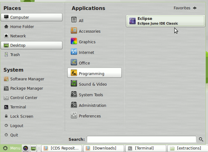 How to Install Eclipse PHP Oracle Linux 7 - Oracle Linux Eclipse Launcher