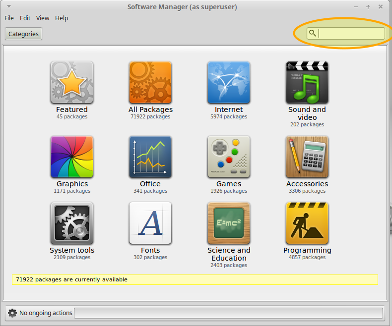 Linux Mint Installing youtube-dl - Linux Mint Software Installer Searching Package