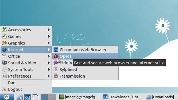 Install Opera Lubuntu 14.04 Trusty - Opera Web Browser on Desktop Main Menu