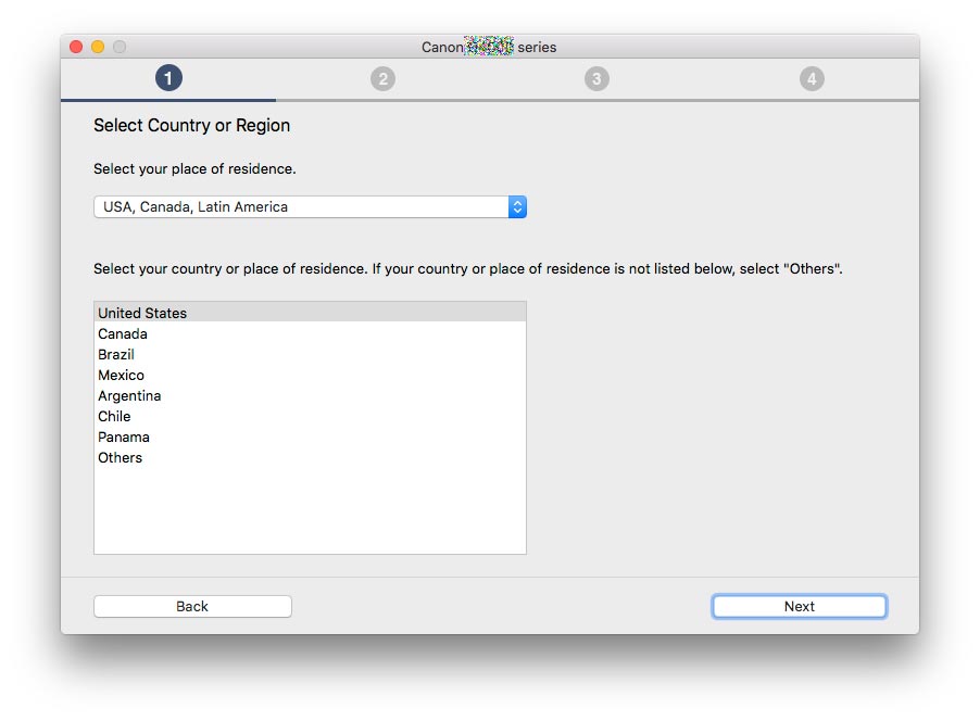 Driver Canon G1400 Mac Sierra 10.12 How-to Download and Install - Select Country or Region