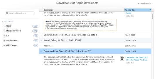MacOS Command Line Tools Sierra Installation Guide - Command Line Tools for Mac OS X 10.12 Sierra