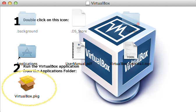 Install Virtualbox on Mac Mavericks 10.9 OS X - Start Installer
